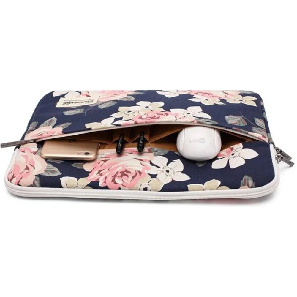 White Rose Laptop Sleeve 15 Inch 15 Case and 15.6 Laptop Bag